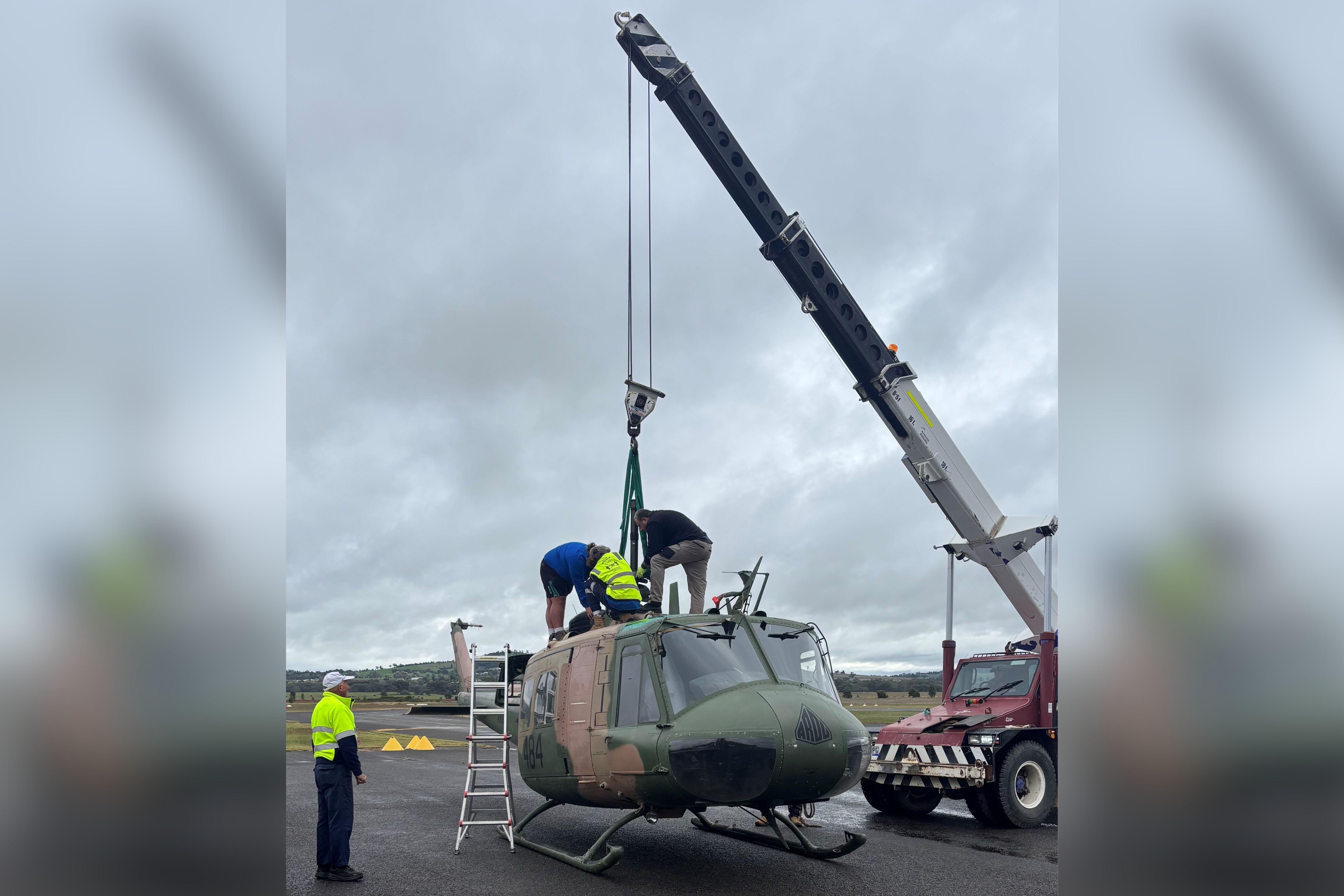 From battlefield to museum: Iconic Huey's 1000km trek to Parkes