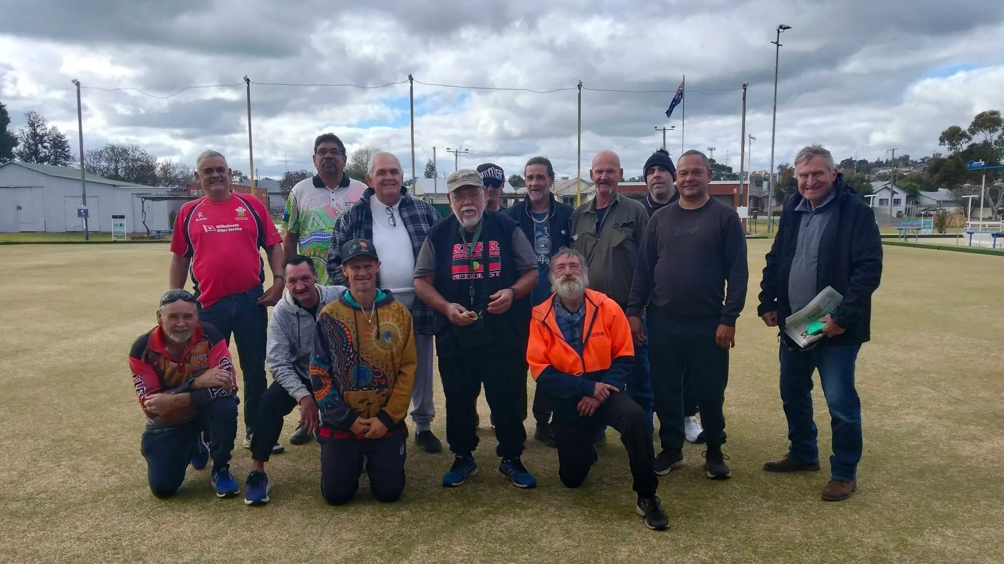 Men on a roll in social bowls