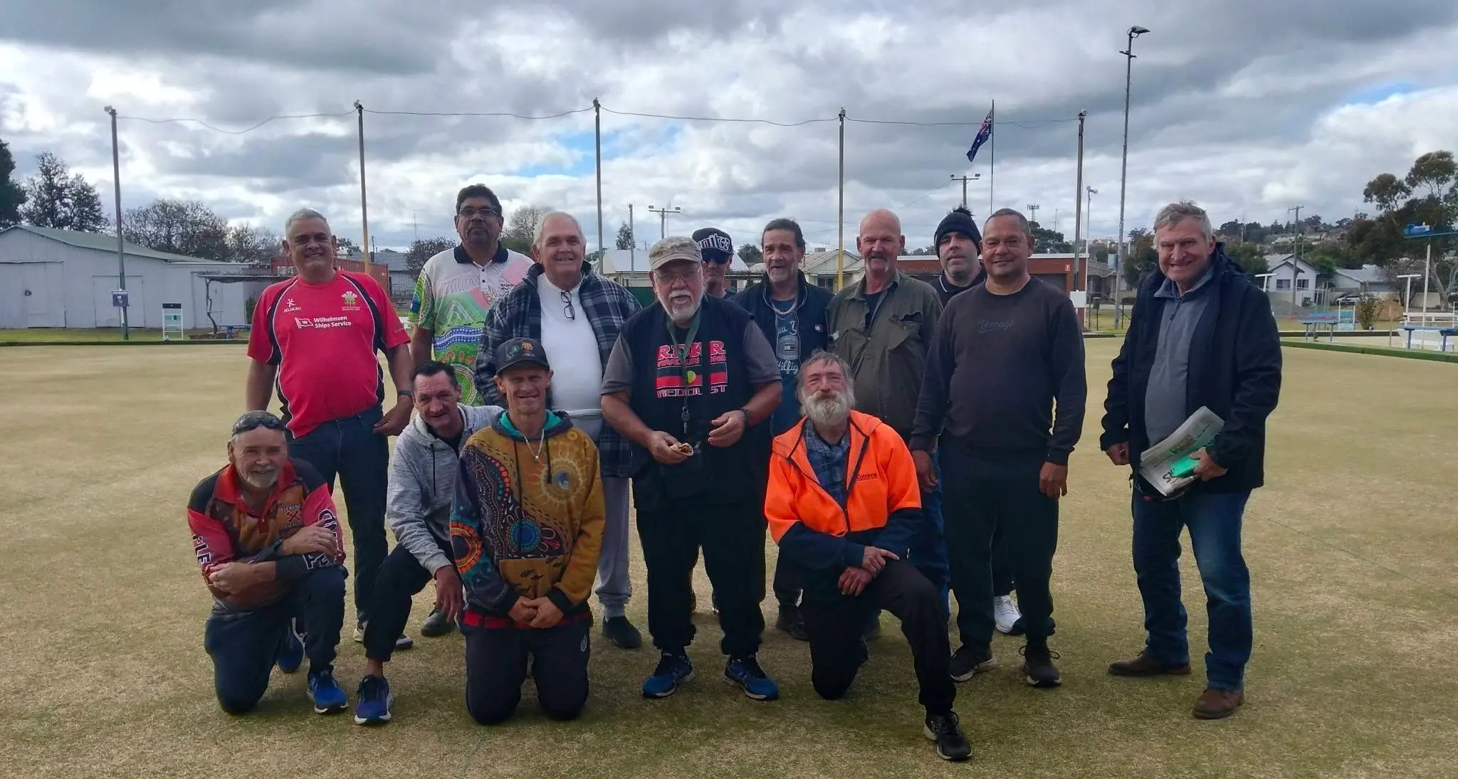 Men on a roll in social bowls