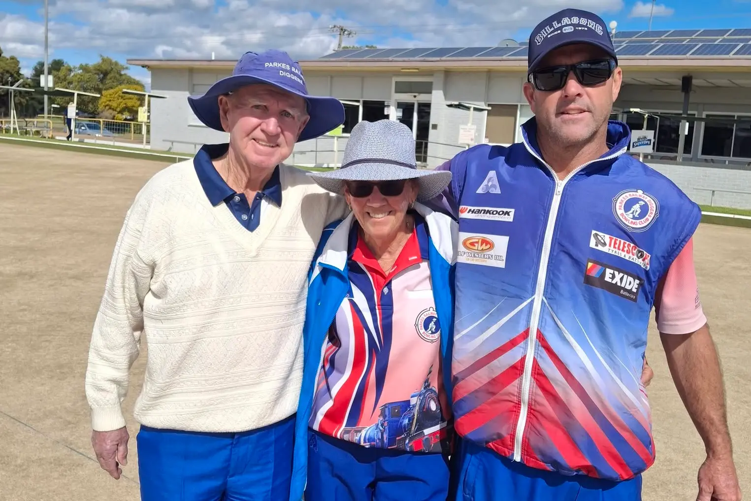 <p>Ray Griffith, Jan Griffith and Junior Thorne are the 2025/2026 Railway Bowling Club triples champions. PHOTOS: Facebook</p>\\n