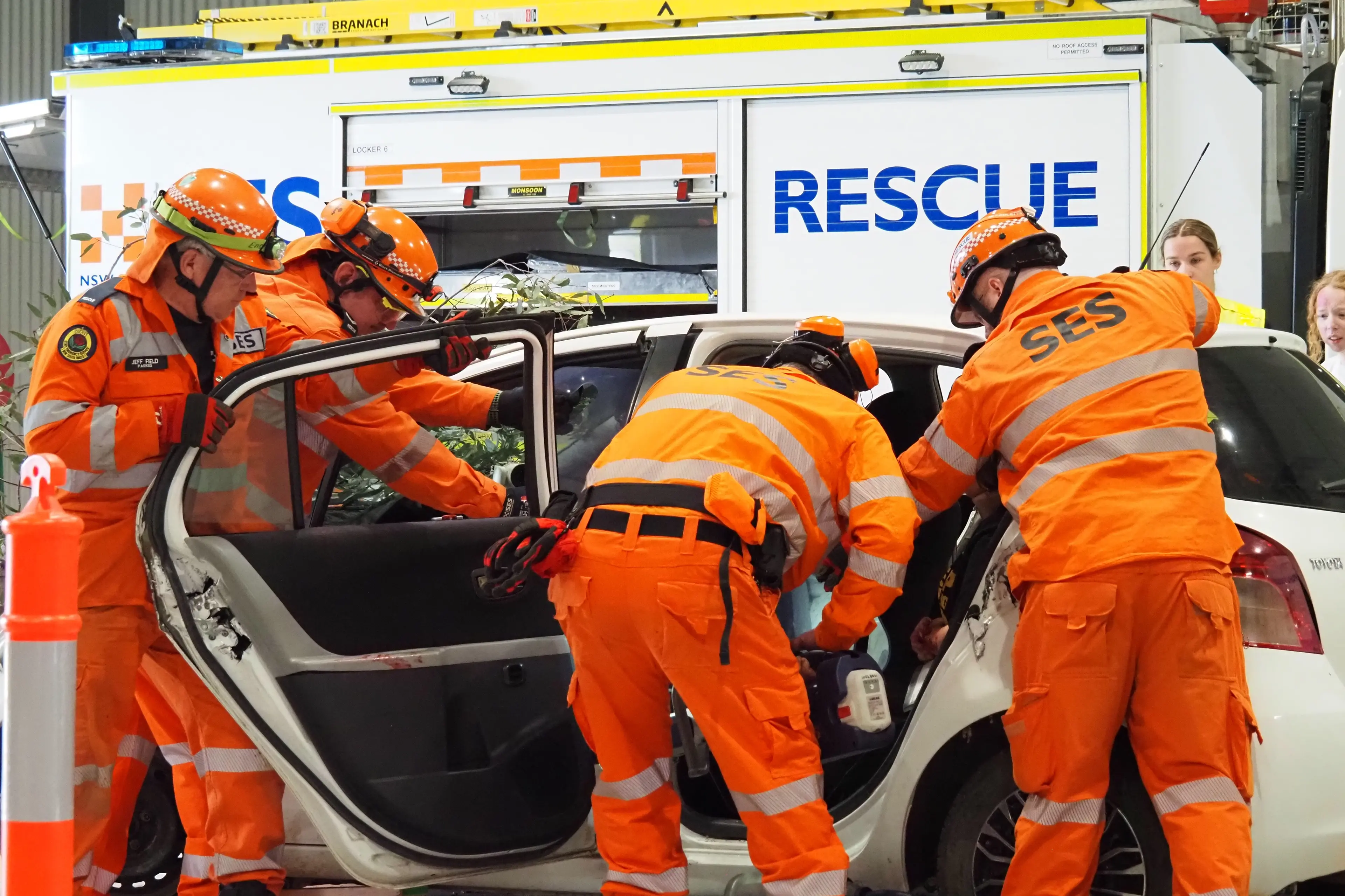 <p>The program also benefits emergency services personnel and volunteers, acting as a valuable training exercise. PHOTO: Kim Palmer</p>\\n