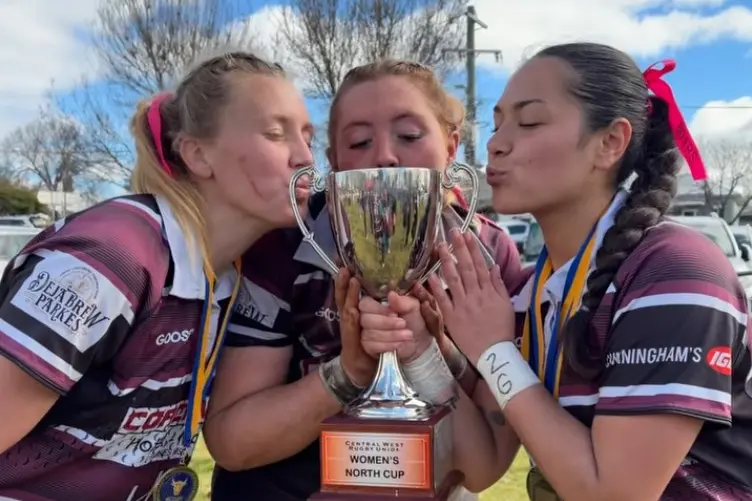 Sweet victory: Parkes Boars North Cup premiers after four years