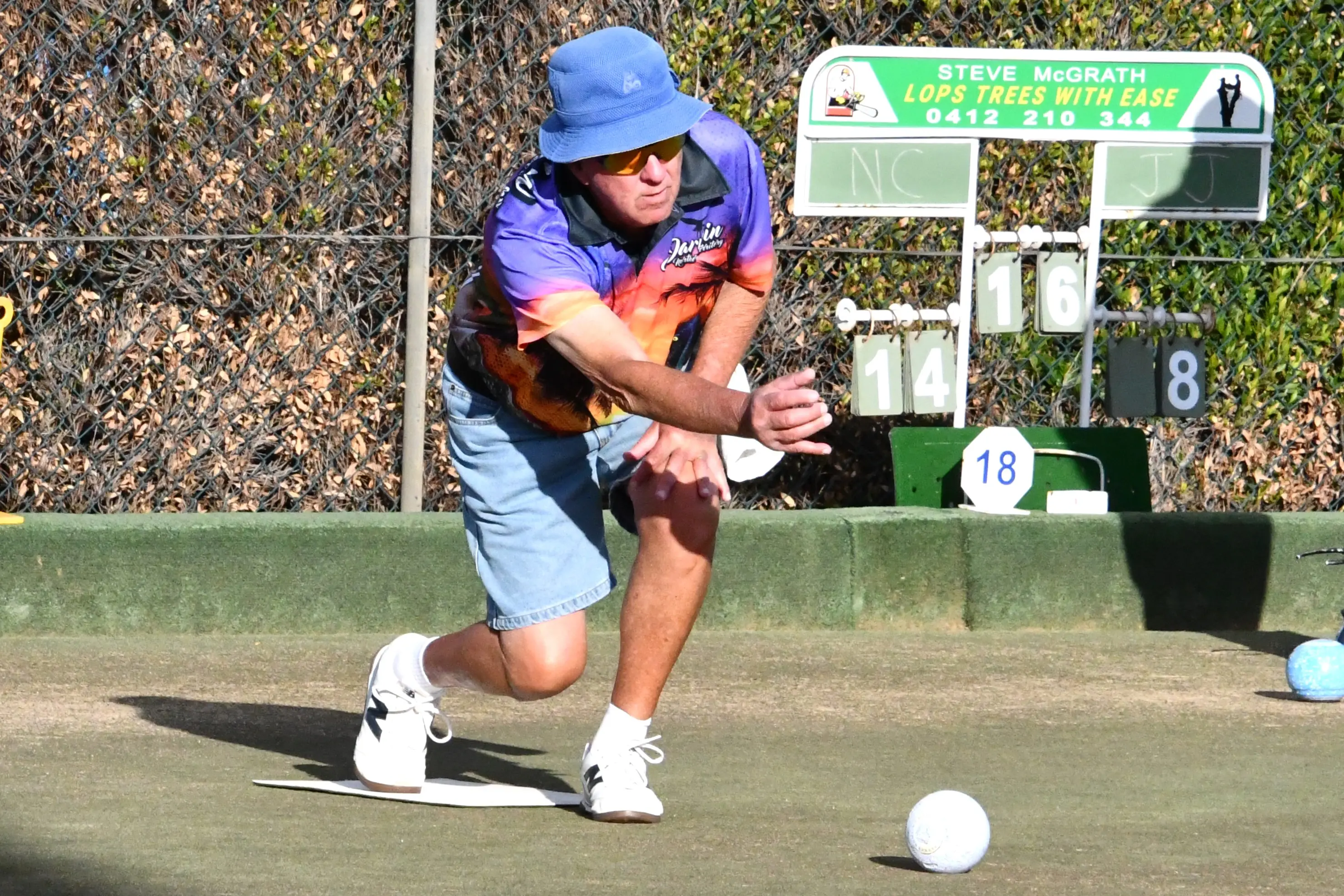<p>Gary McPhee headed out for social bowls both on Thursday and Saturday, claiming a big win on the Thursday. PHOTO: Jenny Kingham</p>\\n
