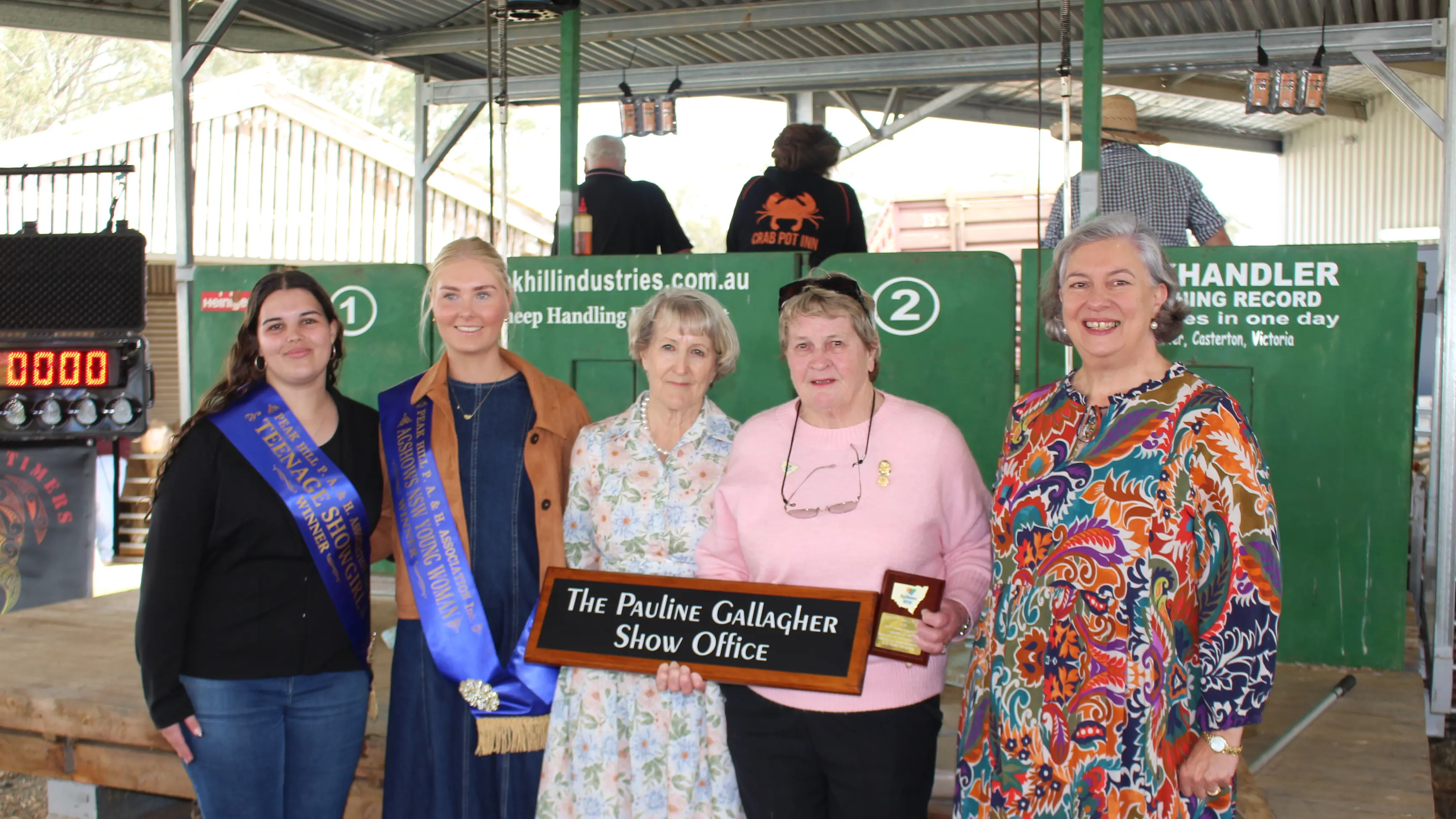 Peak Hill show office named in Pauline's honour