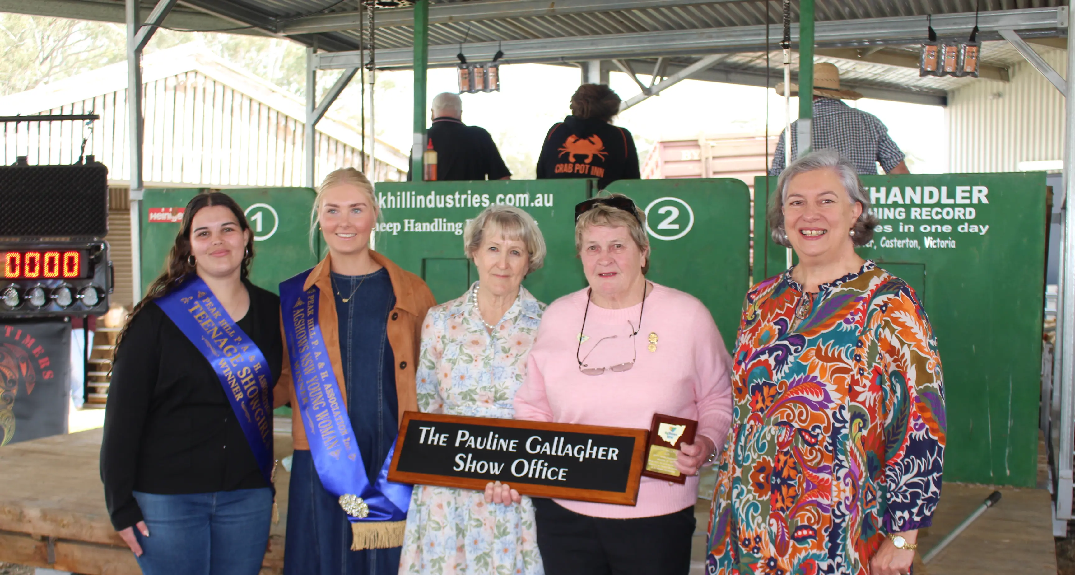 Peak Hill show office named in Pauline's honour