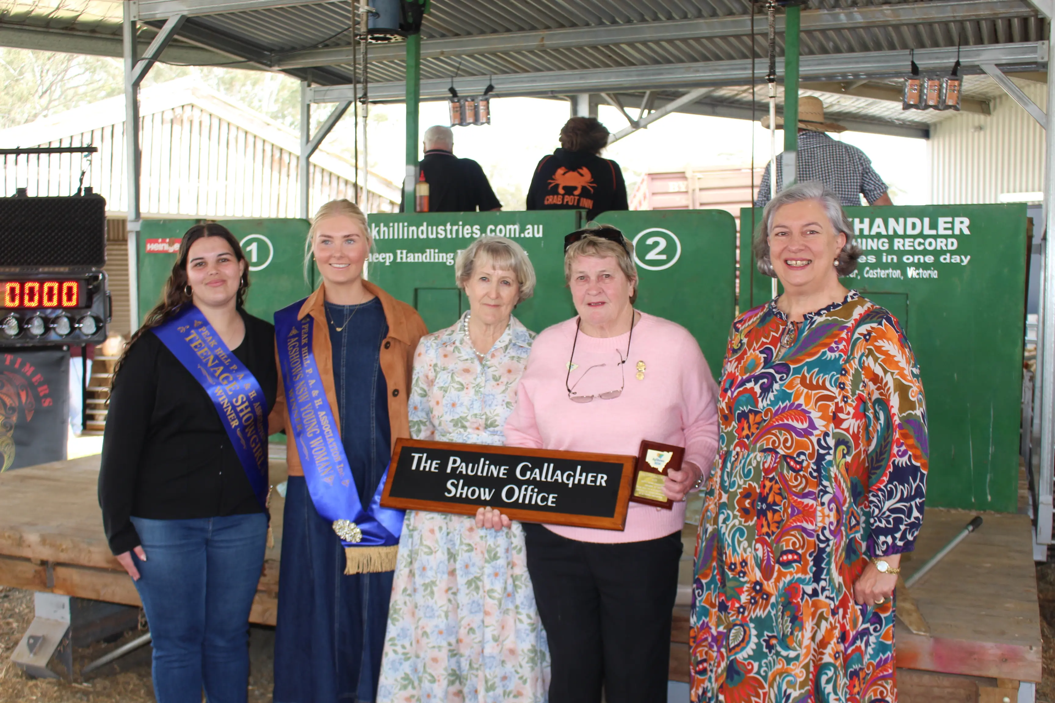 Peak Hill show office named in Pauline's honour