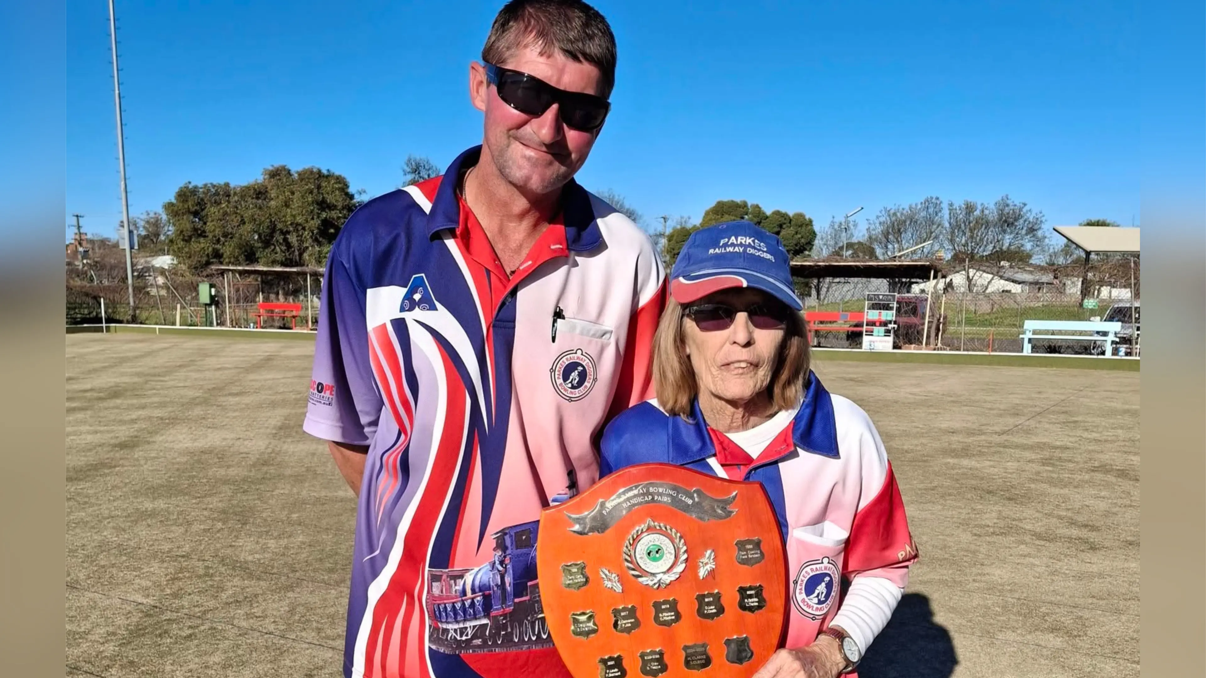 Mother and son team claim Handicap Pairs Shield