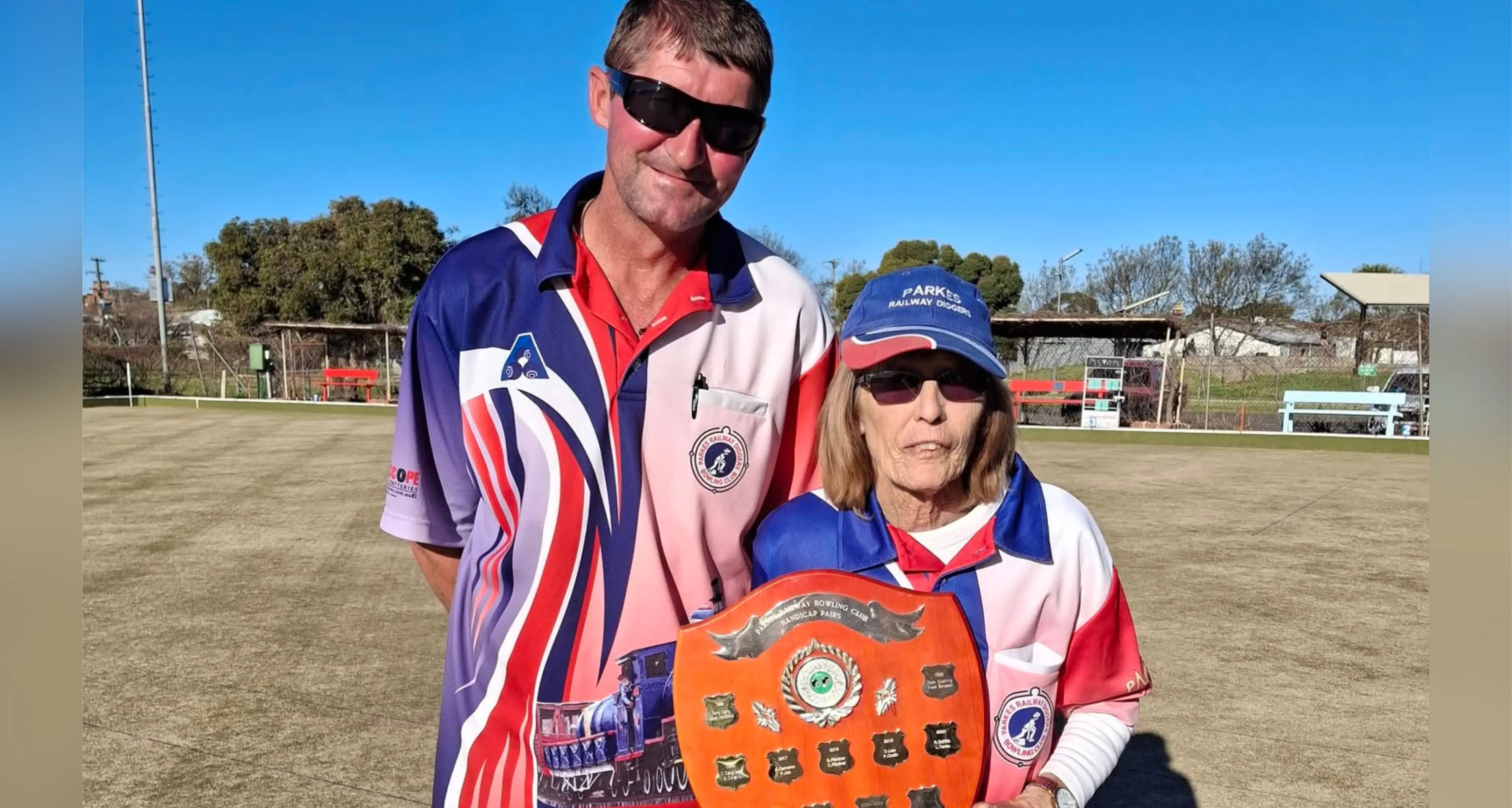 Mother and son team claim Handicap Pairs Shield