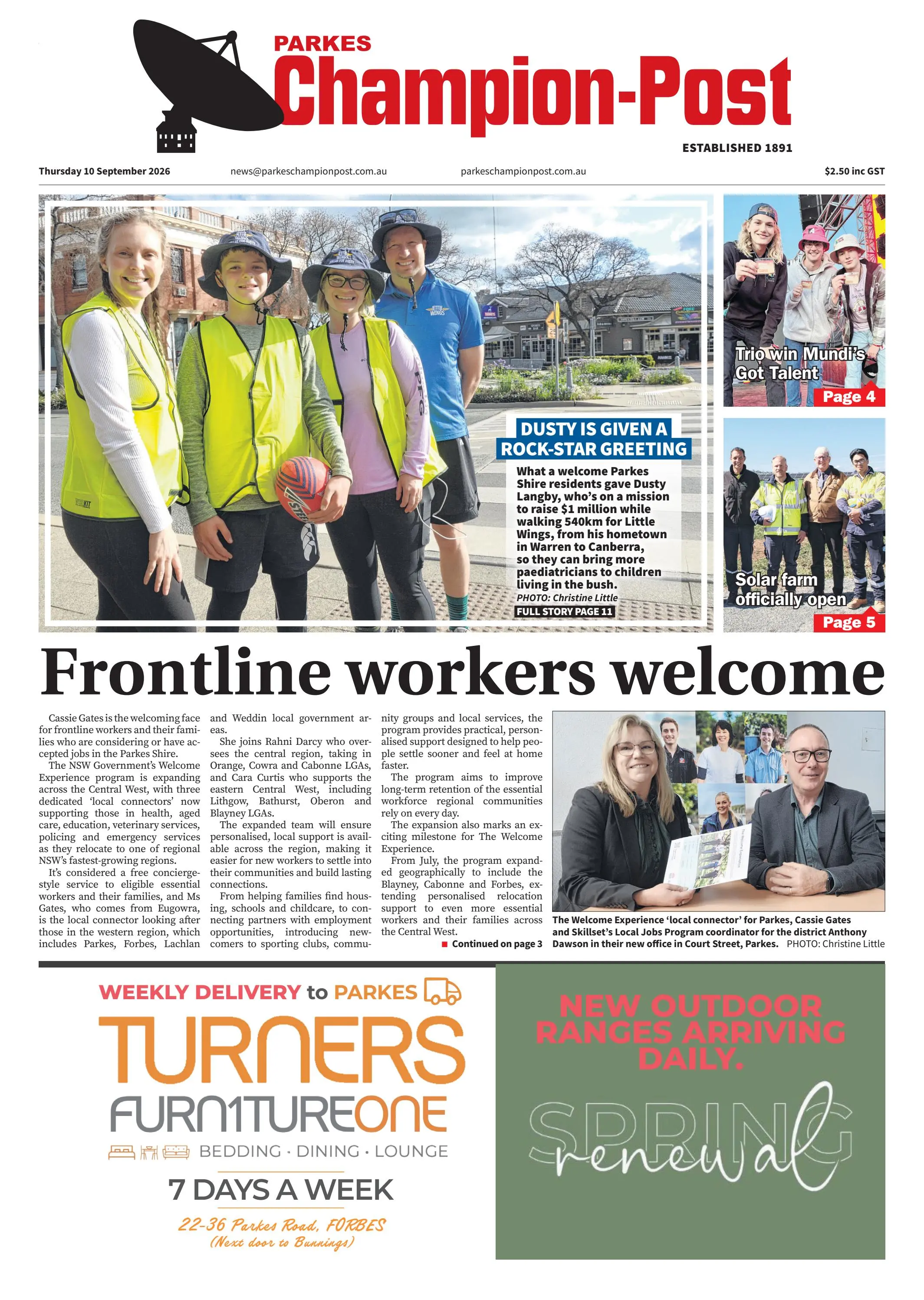Parkes Champion-Post, Thursday, 10 September, 2026