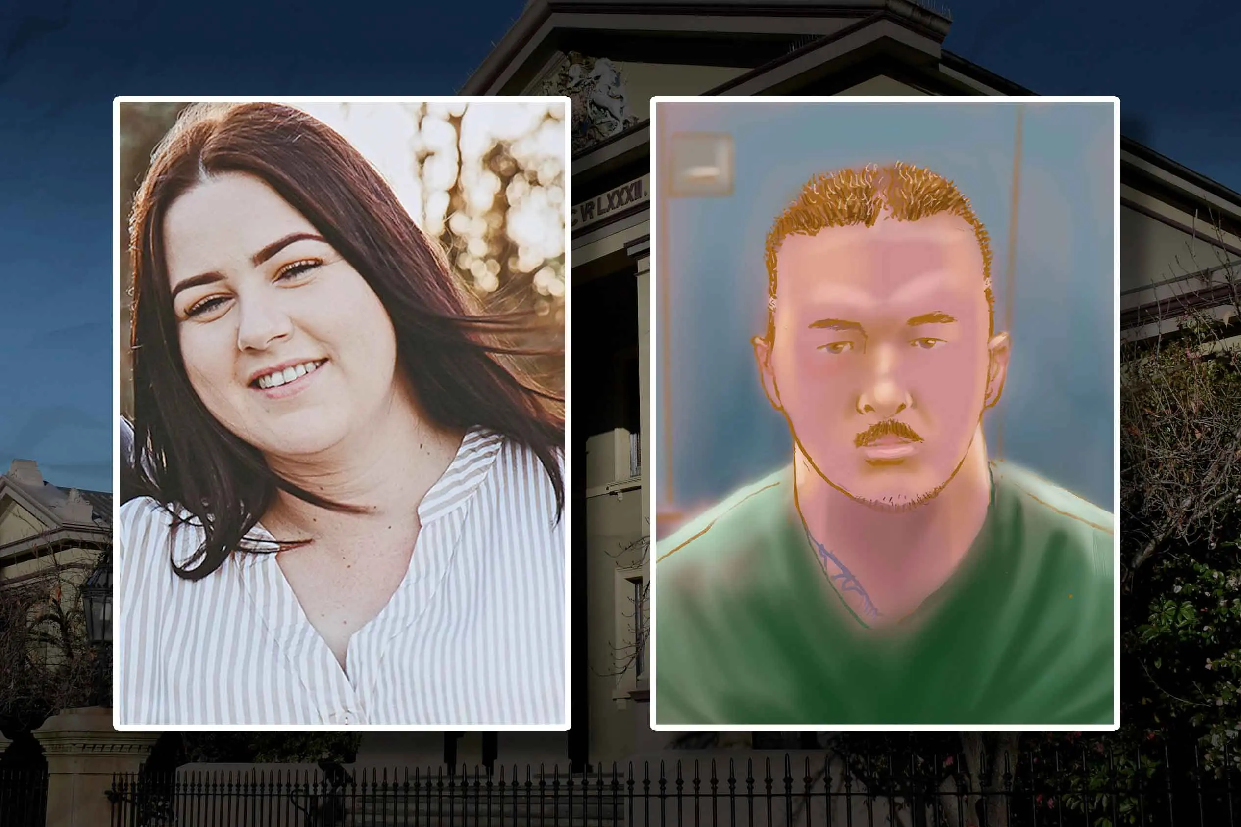 <p>Daniel Billings (right) was jailed for 28 years, with a non-parole period of 20 years, for murdering ex-partner Molly Ticehurst and now intends to appeal his sentence. Photo: AAP/Susie Dodds</p>\\n