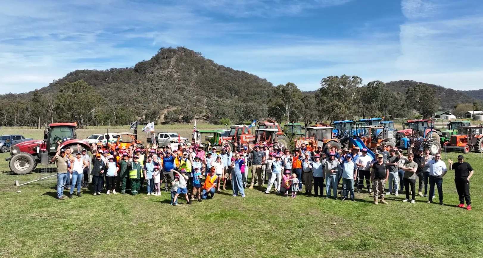 Tractors trek into Parkes