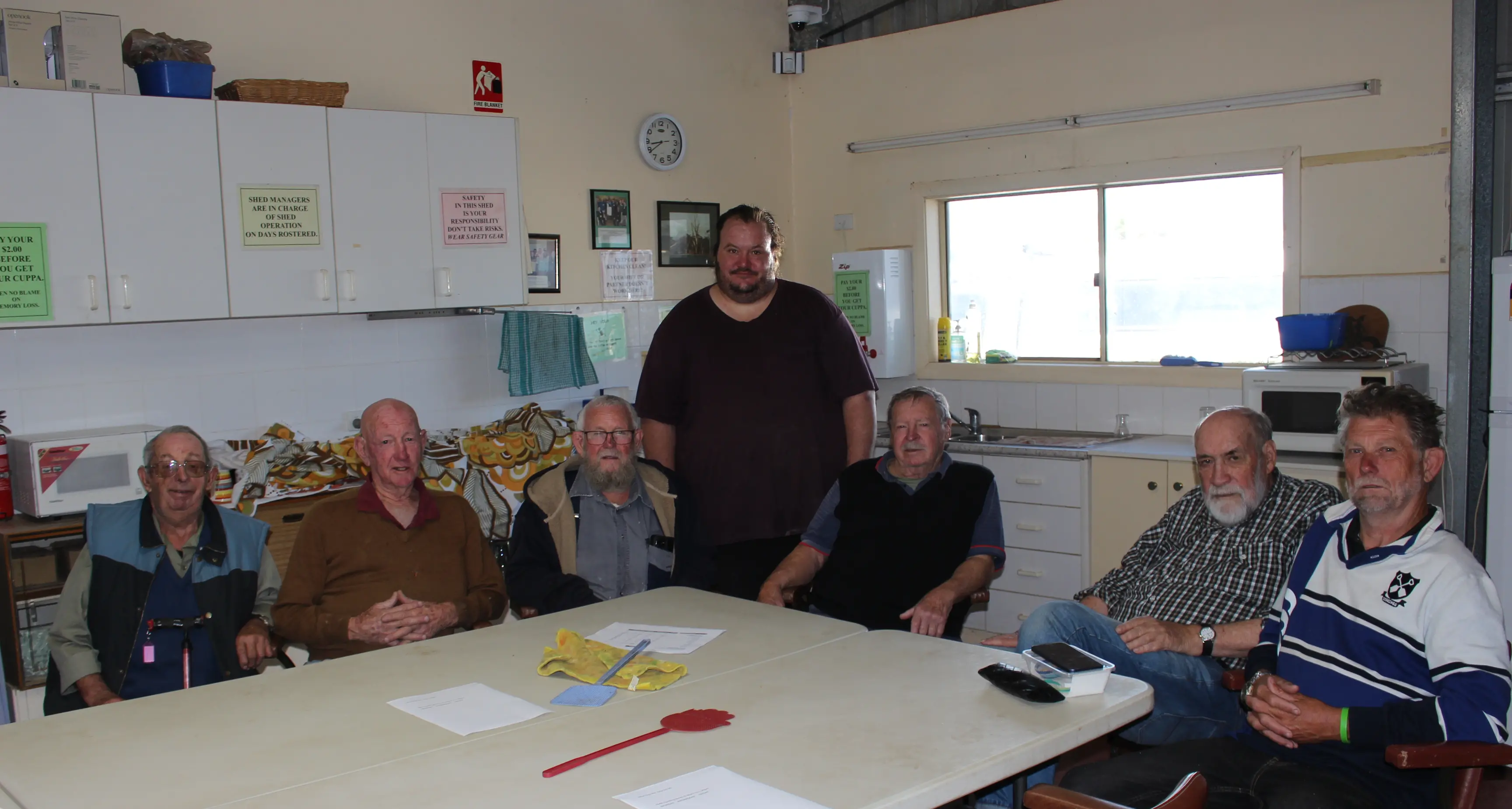 Celebrating our local men's shed