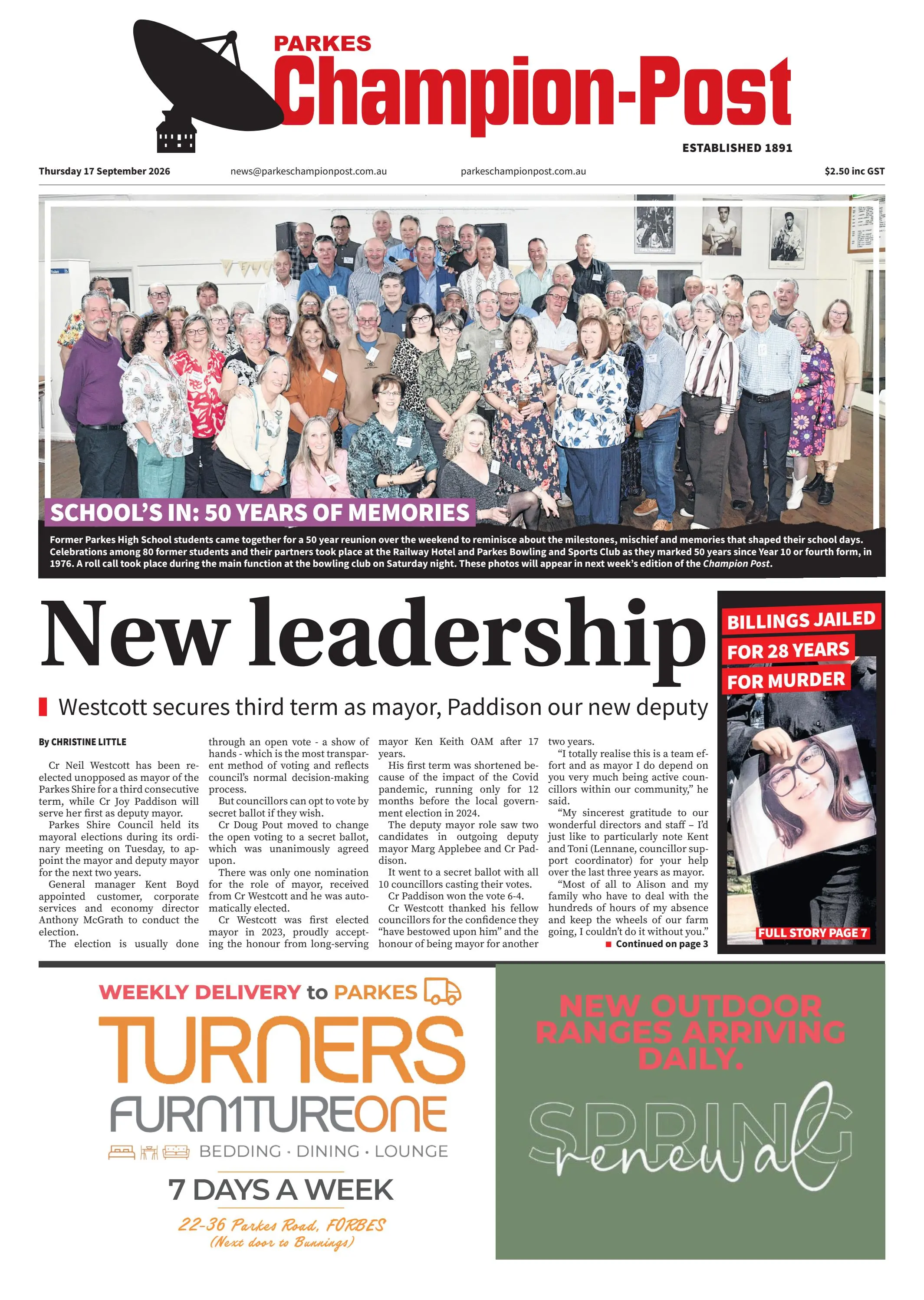 Parkes Champion-Post, Thursday, 17 September, 2026