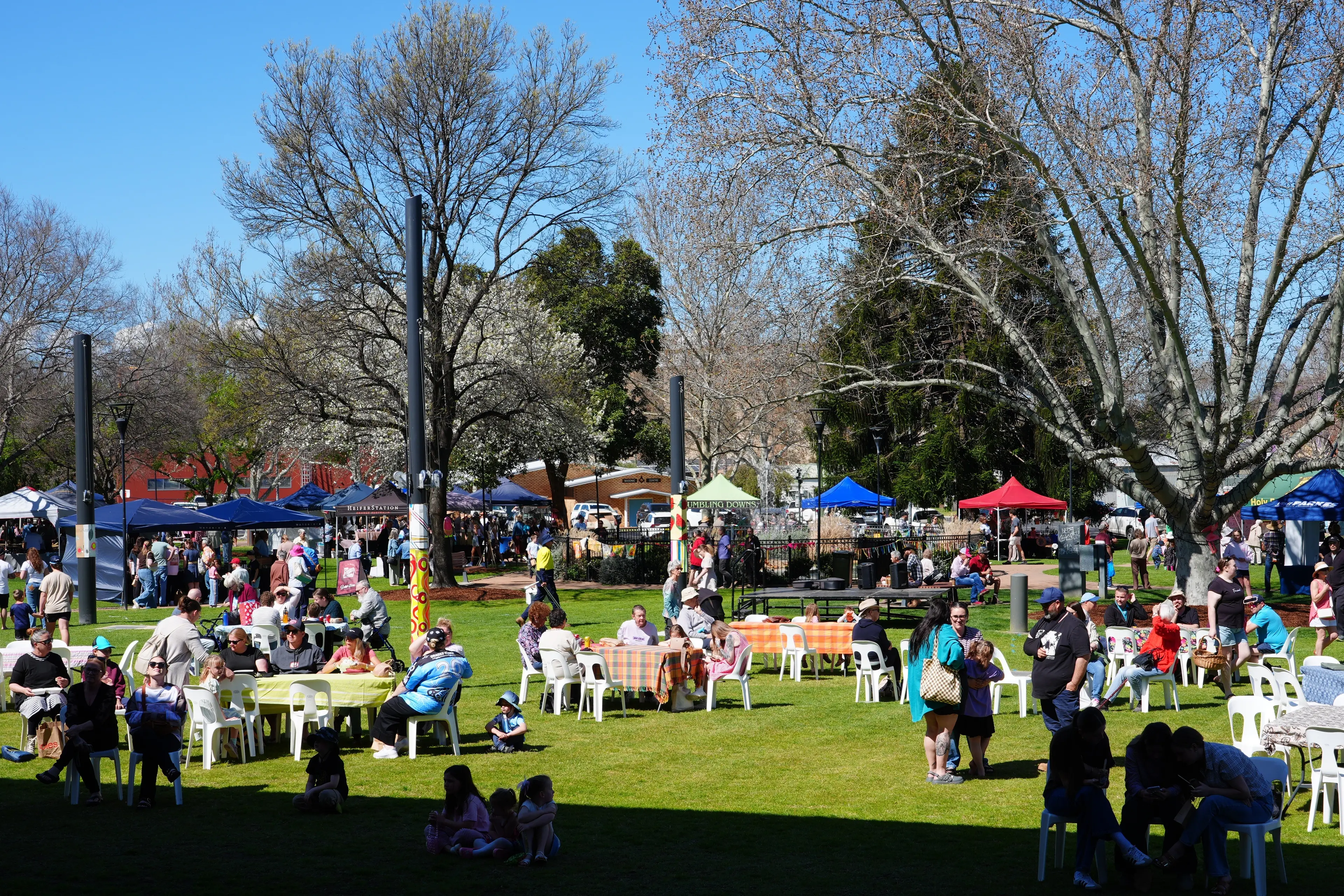 <p>Saturday\\'s Homegrown Parkes event attracted more than 45 stallholders and food vendors and a great crowd with ideal weather.</p>\\n
