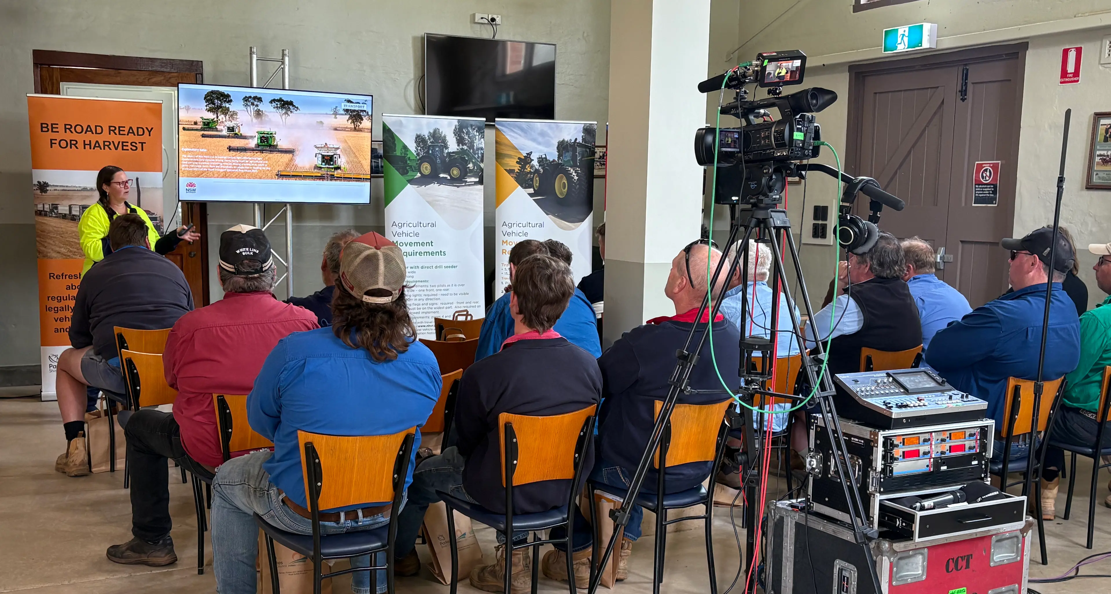Harvest safety shifts into gear at field day
