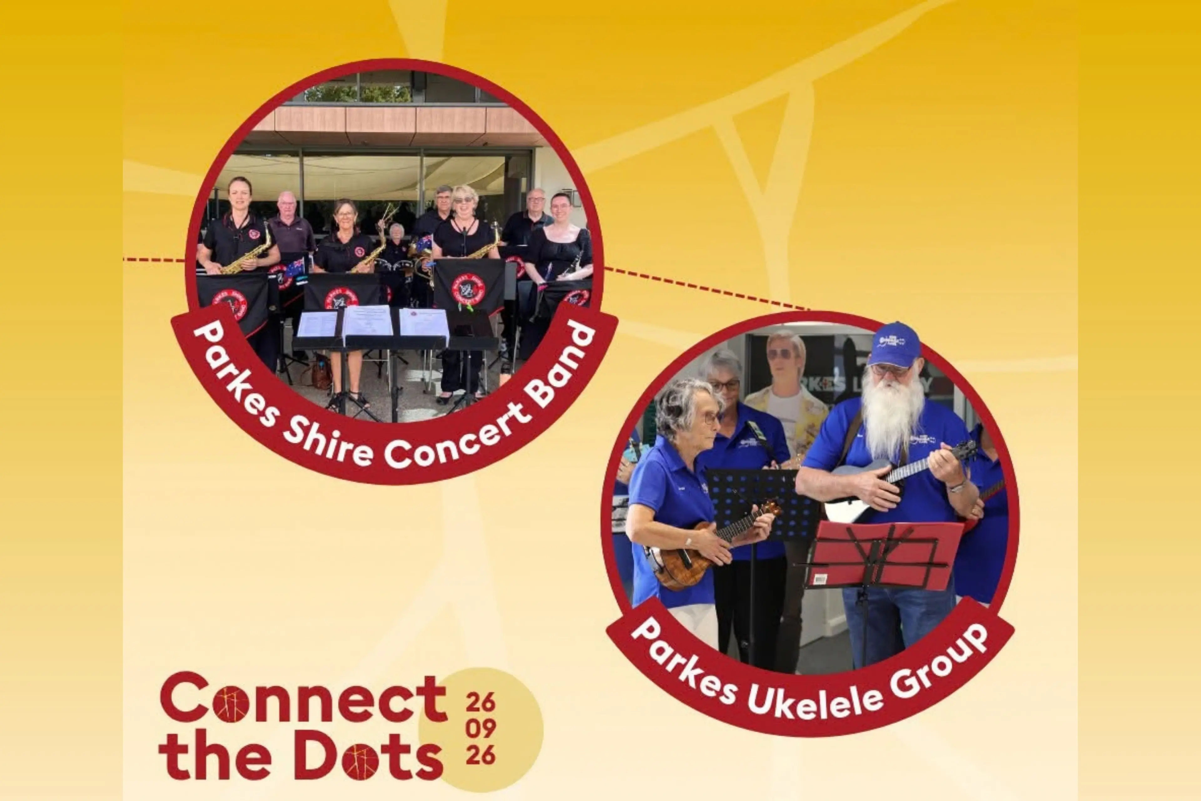 <p>Connect the Dots is bringing our community together for a free morning of music, drumming, games and a barbecue at Kelly Reserve from 10am-12pm.</p>\\n