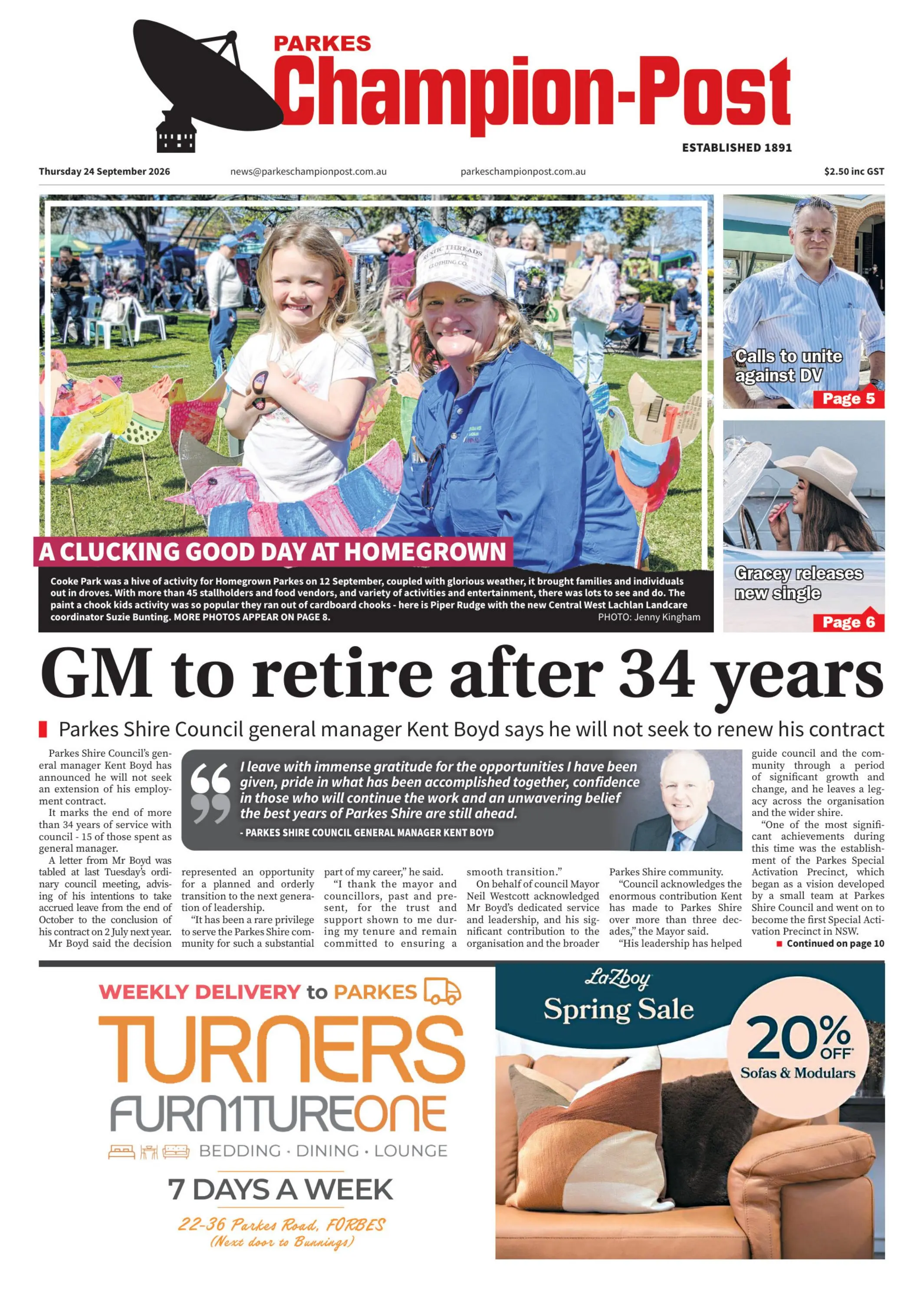 Parkes Champion-Post, Thursday, 24 September, 2026