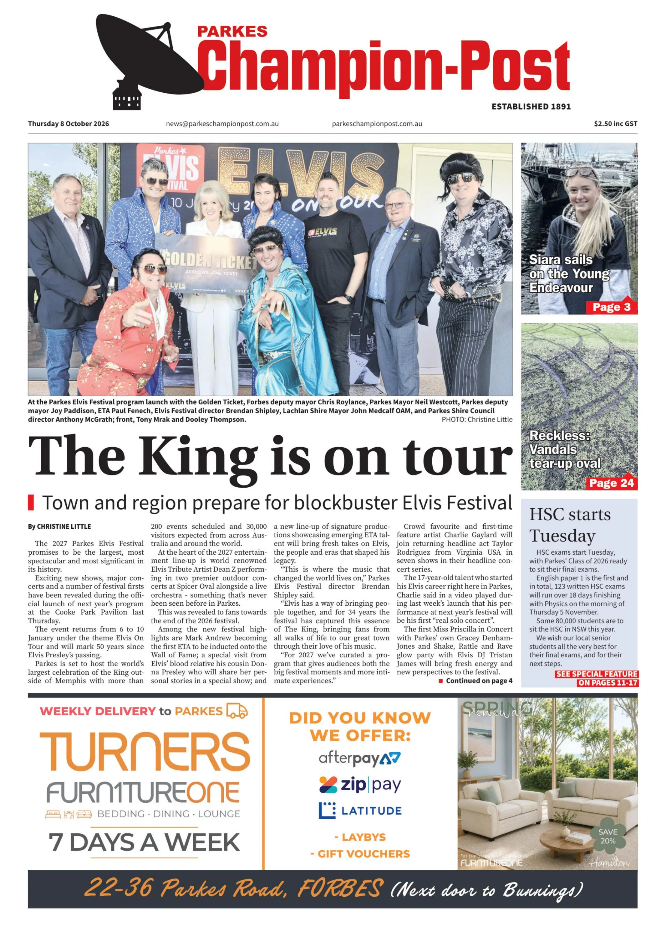Parkes Champion-Post, Thursday, 8 October, 2026