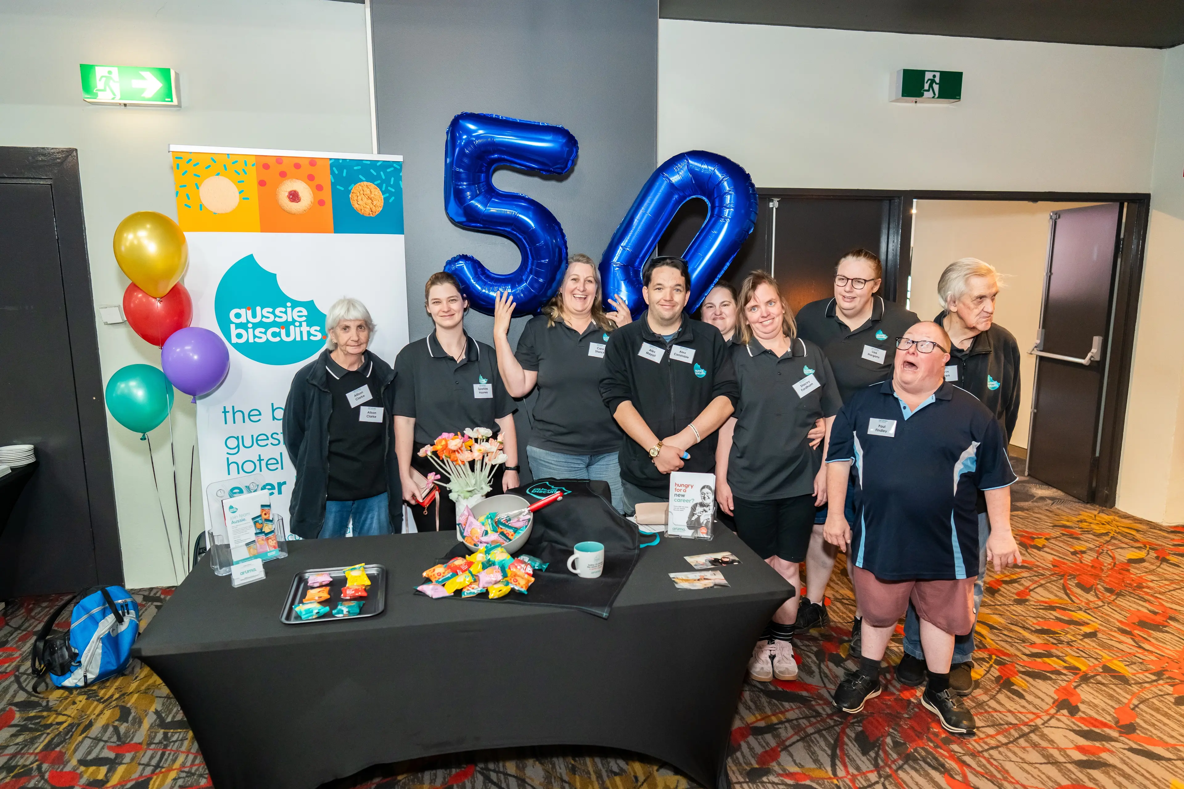 <p>Aussie Biscuits is celebrating 50 years of great baking and of providing opportunities to people with disabilities. PHOTO: Todd Davies</p>\\n