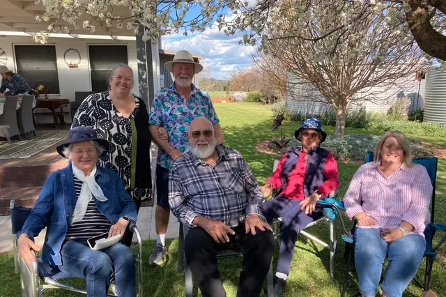 <p>Sue and Ken Keith welcomed (from left) Jill Crisp, Arthur Hansell, Joy Freebairn and Janene Dwyer, and others from the Parkes Garden Club into their garden.</p>\\n