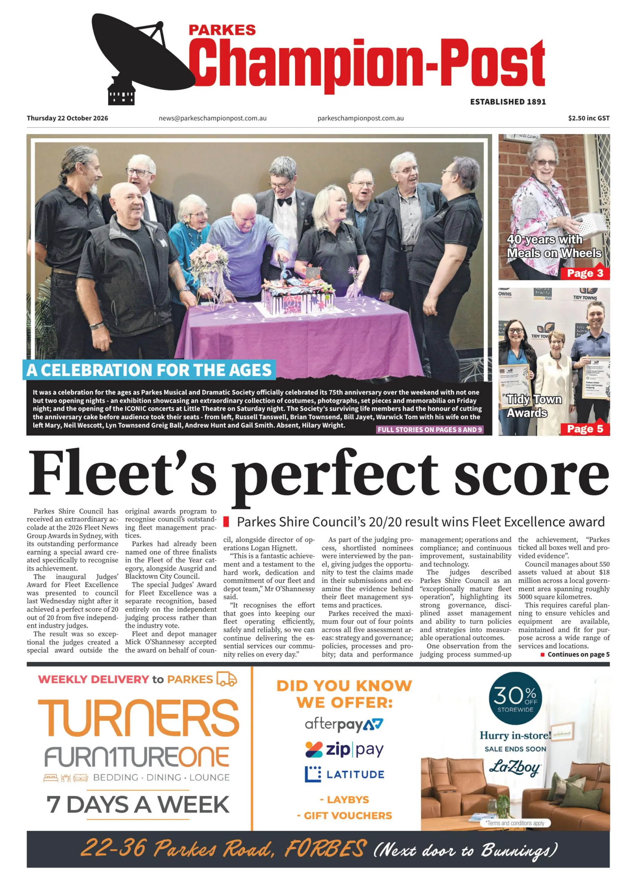 Parkes Champion-Post, Thursday, 22 October, 2026