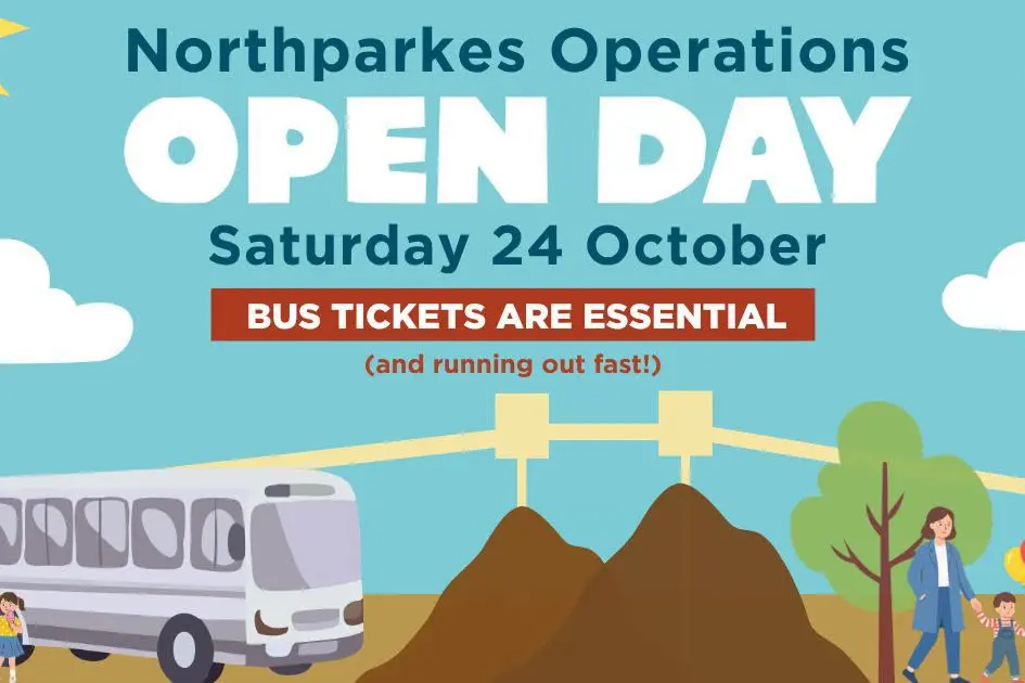 <p>Northparkes Operations open day is on this weekend. Tickets are free but limited.</p>\\n