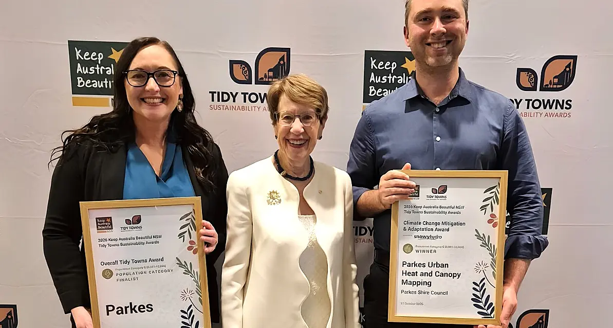 Urban heat mapping wins Tidy Towns Award
