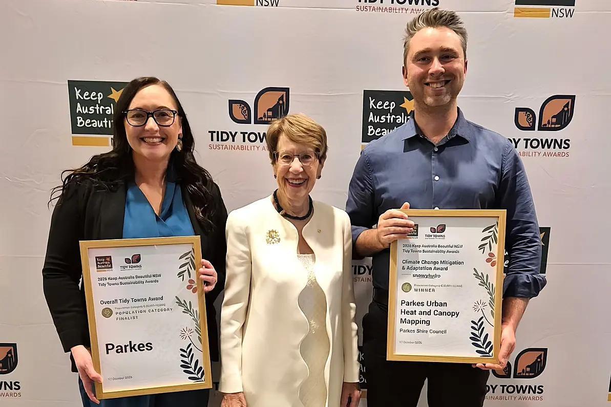 Urban heat mapping wins Tidy Towns Award