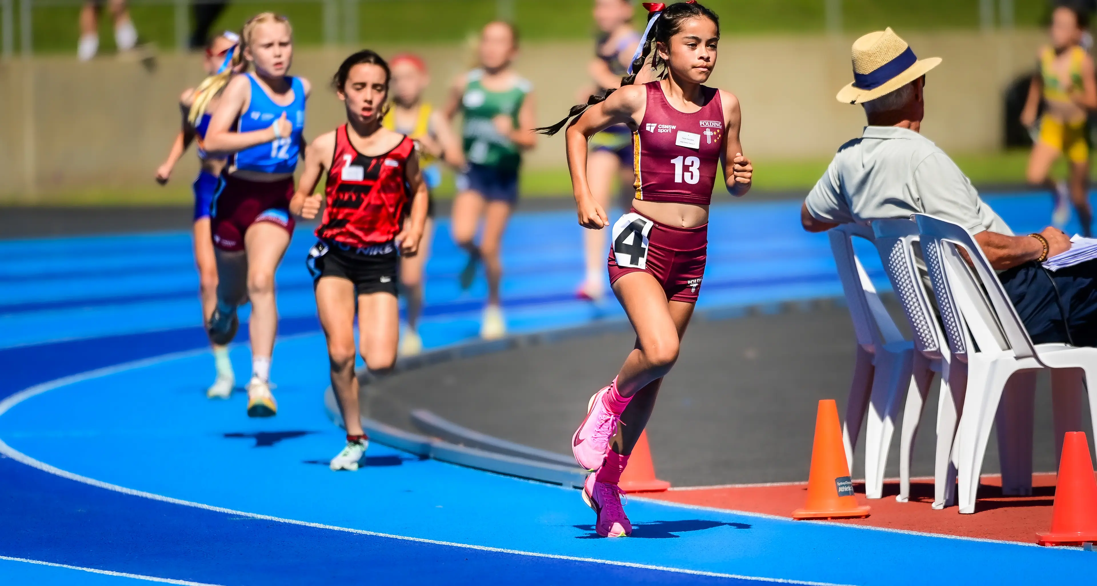 Nazzy makes her mark on the track