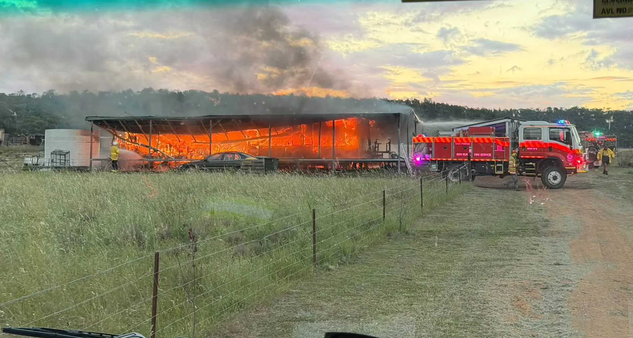 Flames rip through rural home over the weekend