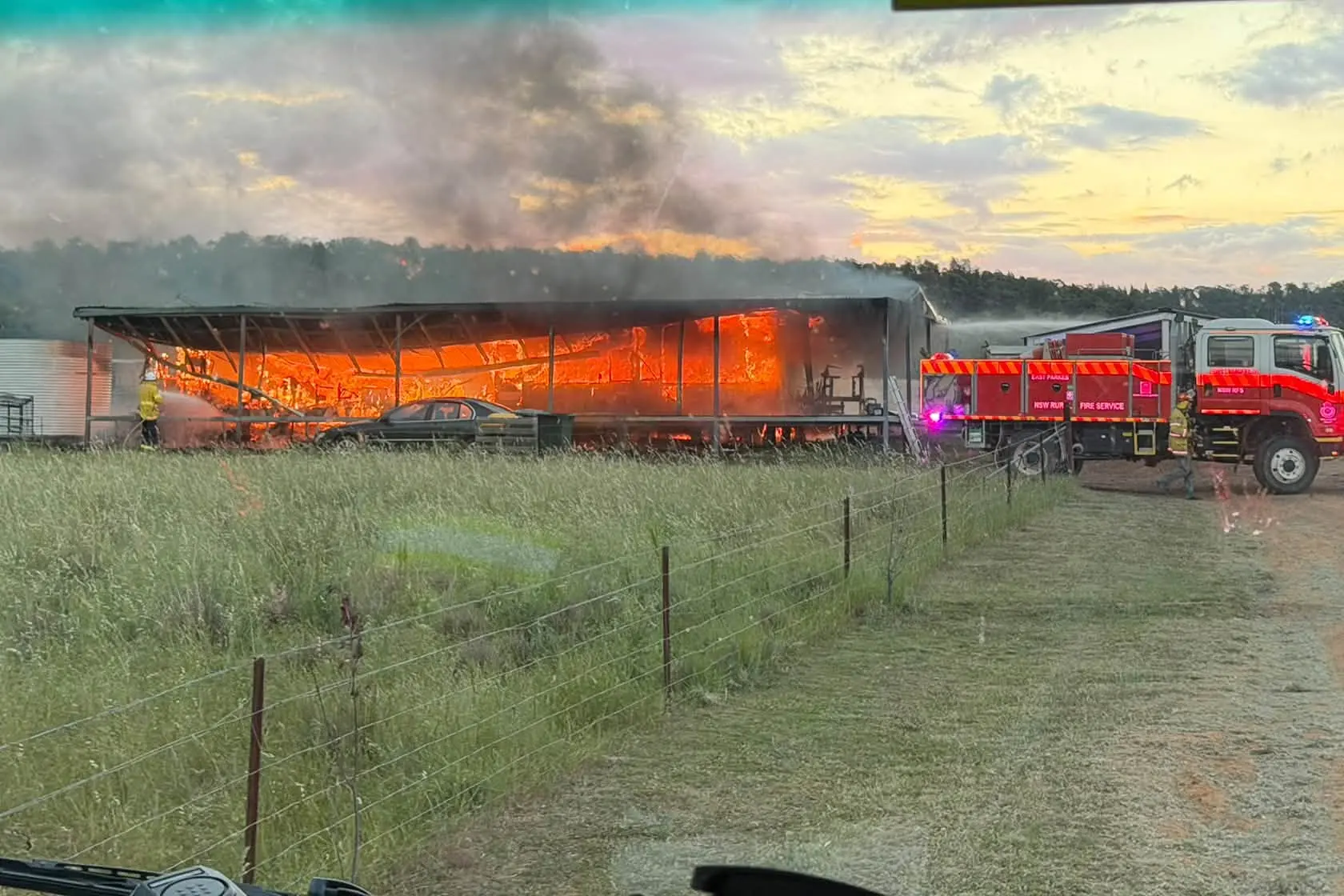 Flames rip through rural home over the weekend