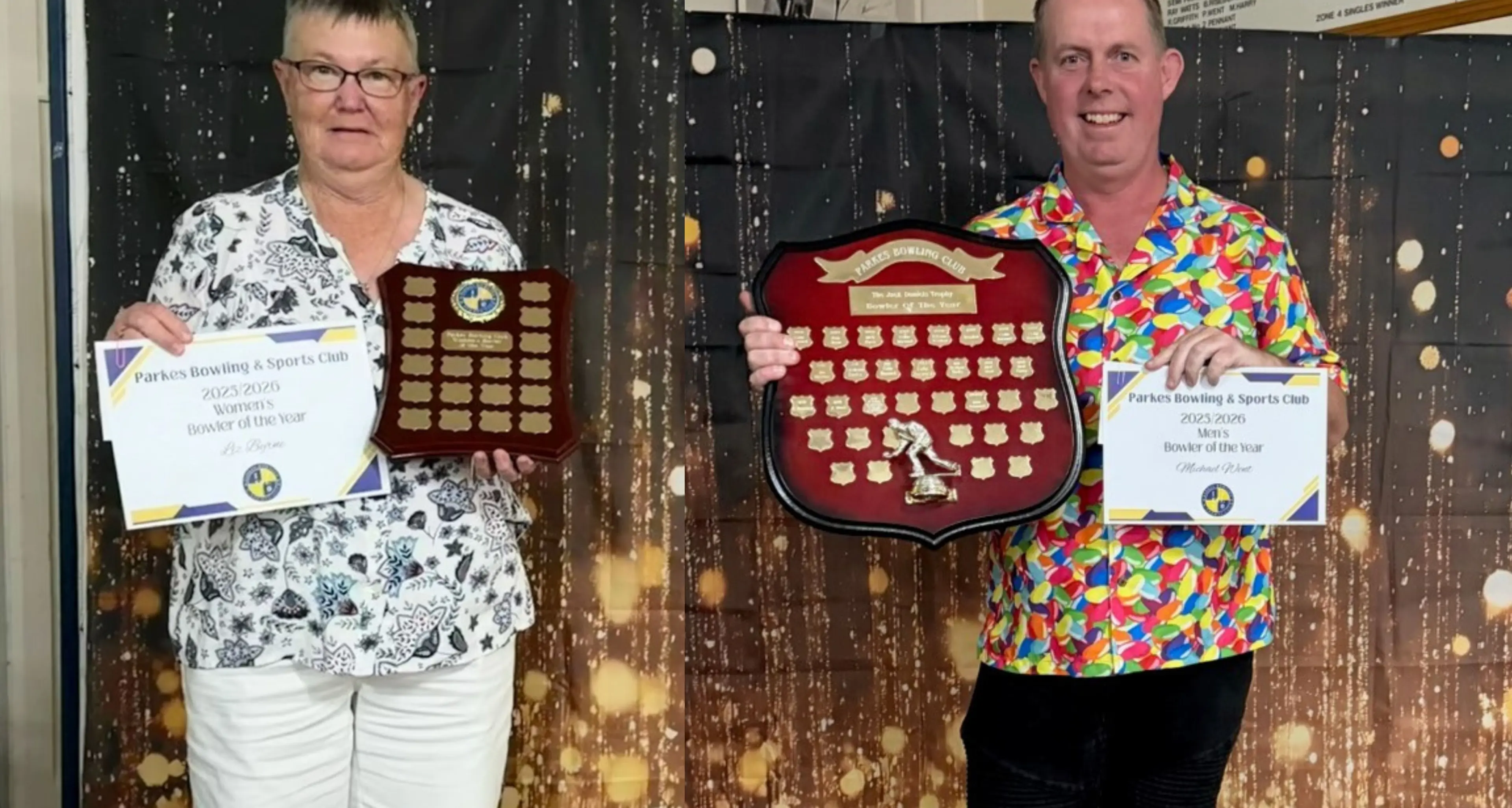 Michael, Liz Bowlers of the Year