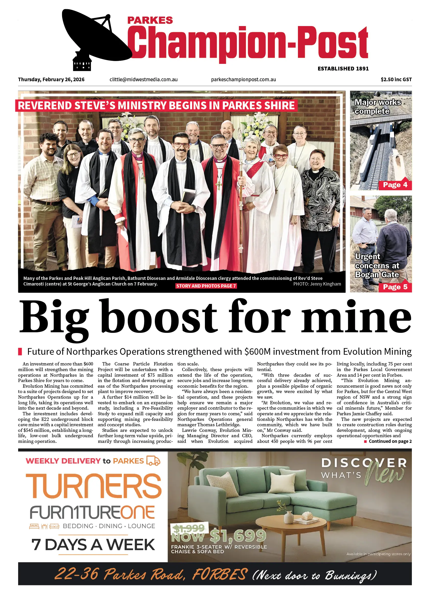 Parkes Champion-Post, Thursday, February 26, 2026
