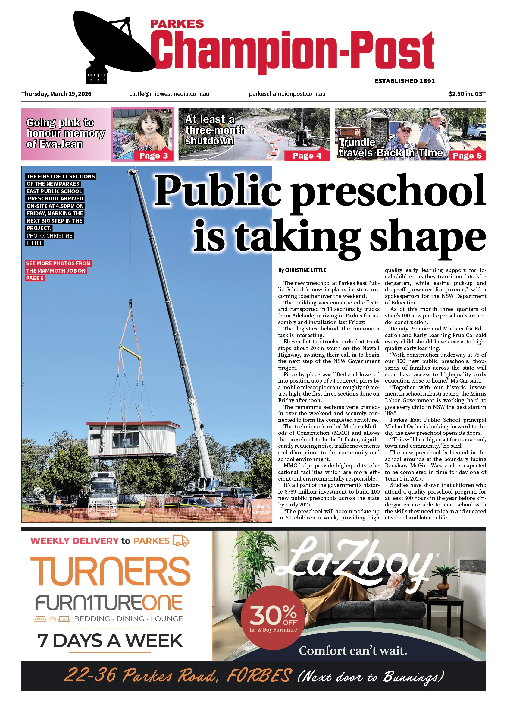 Parkes Champion-Post, Thursday, March 19, 2026