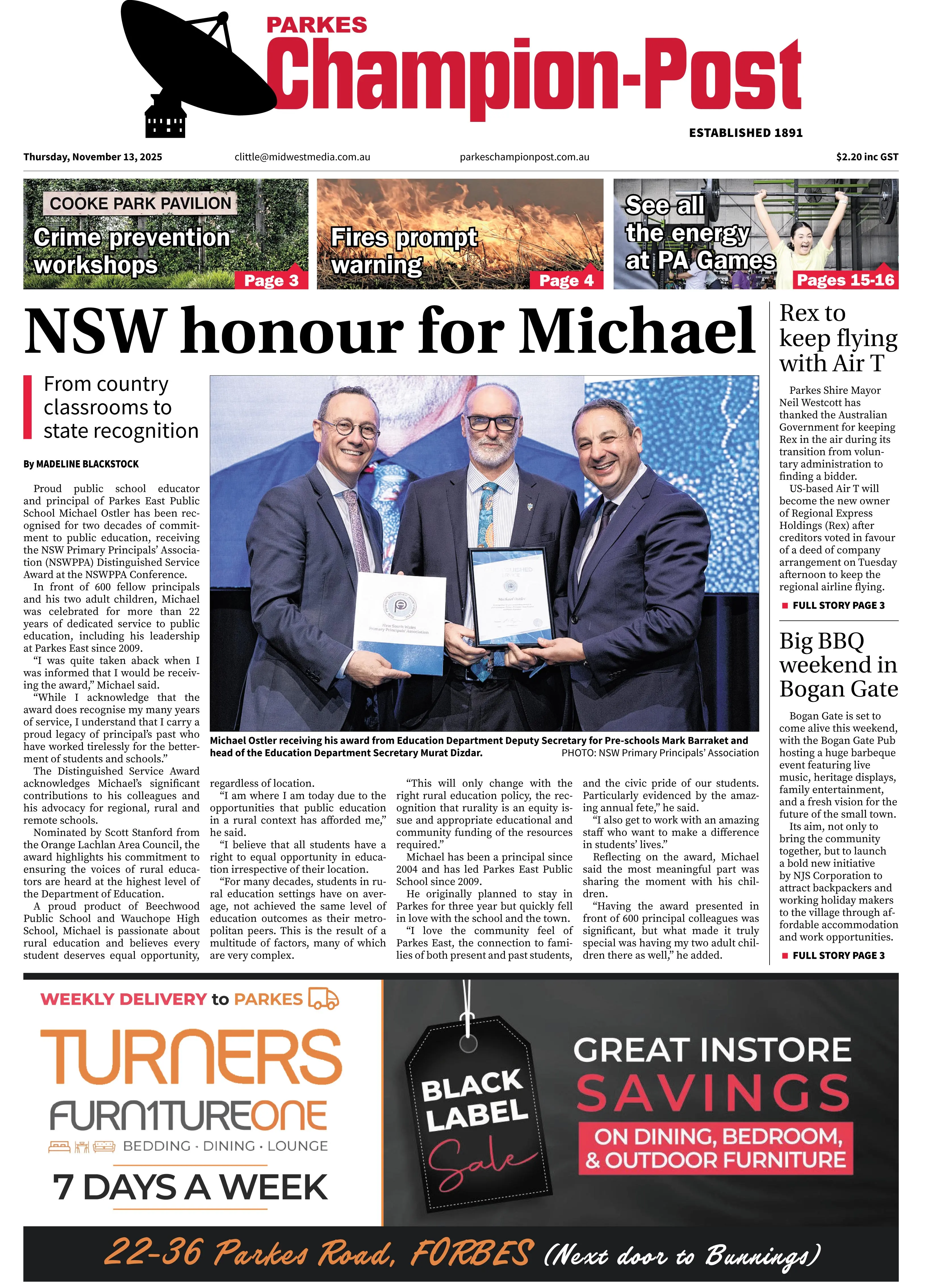 Parkes Champion-Post, Thursday, November 13, 2025