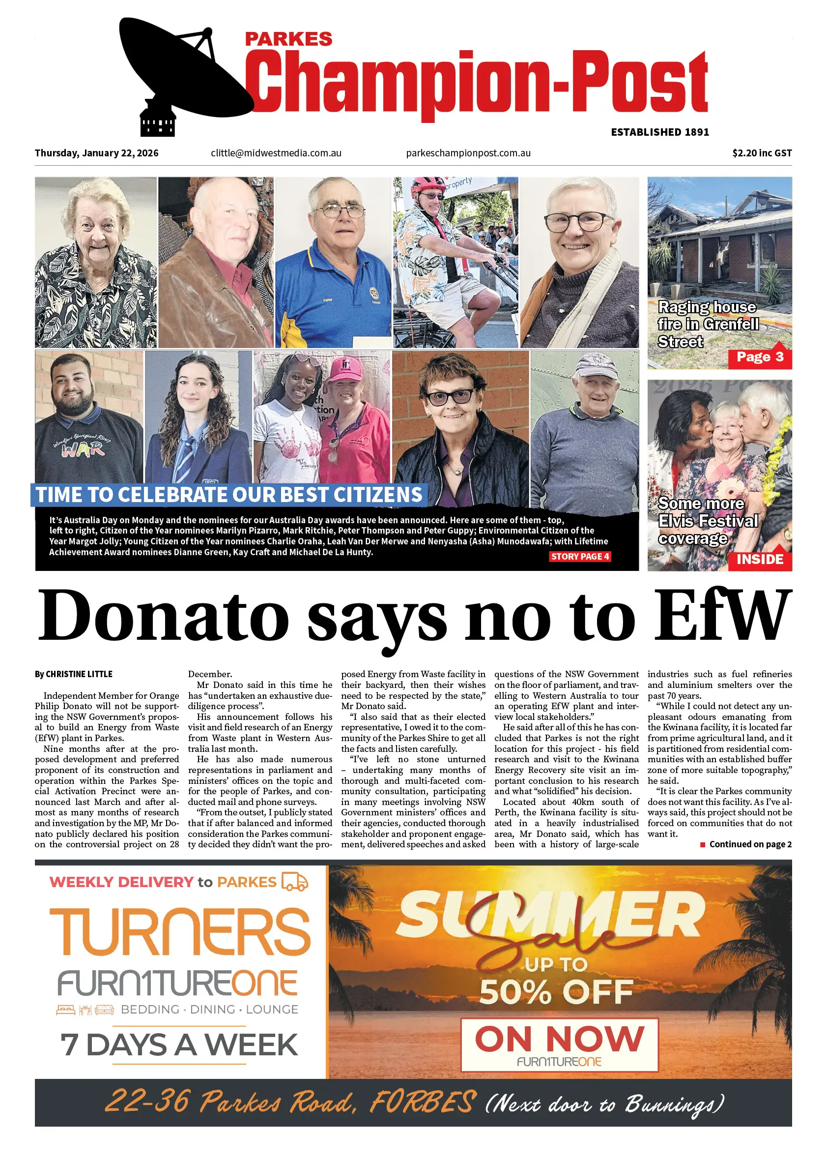 Parkes Champion-Post, Thursday, January 22, 2026