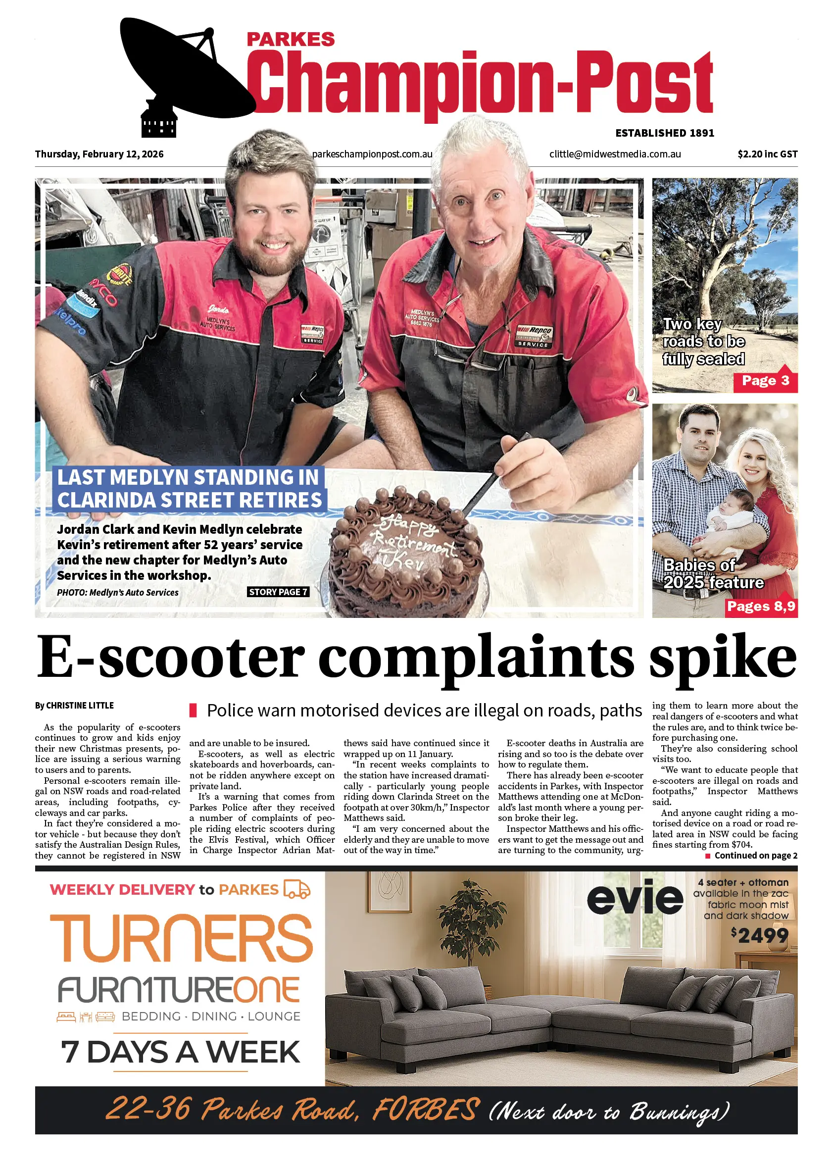 Parkes Champion-Post, Thursday, February 12, 2026