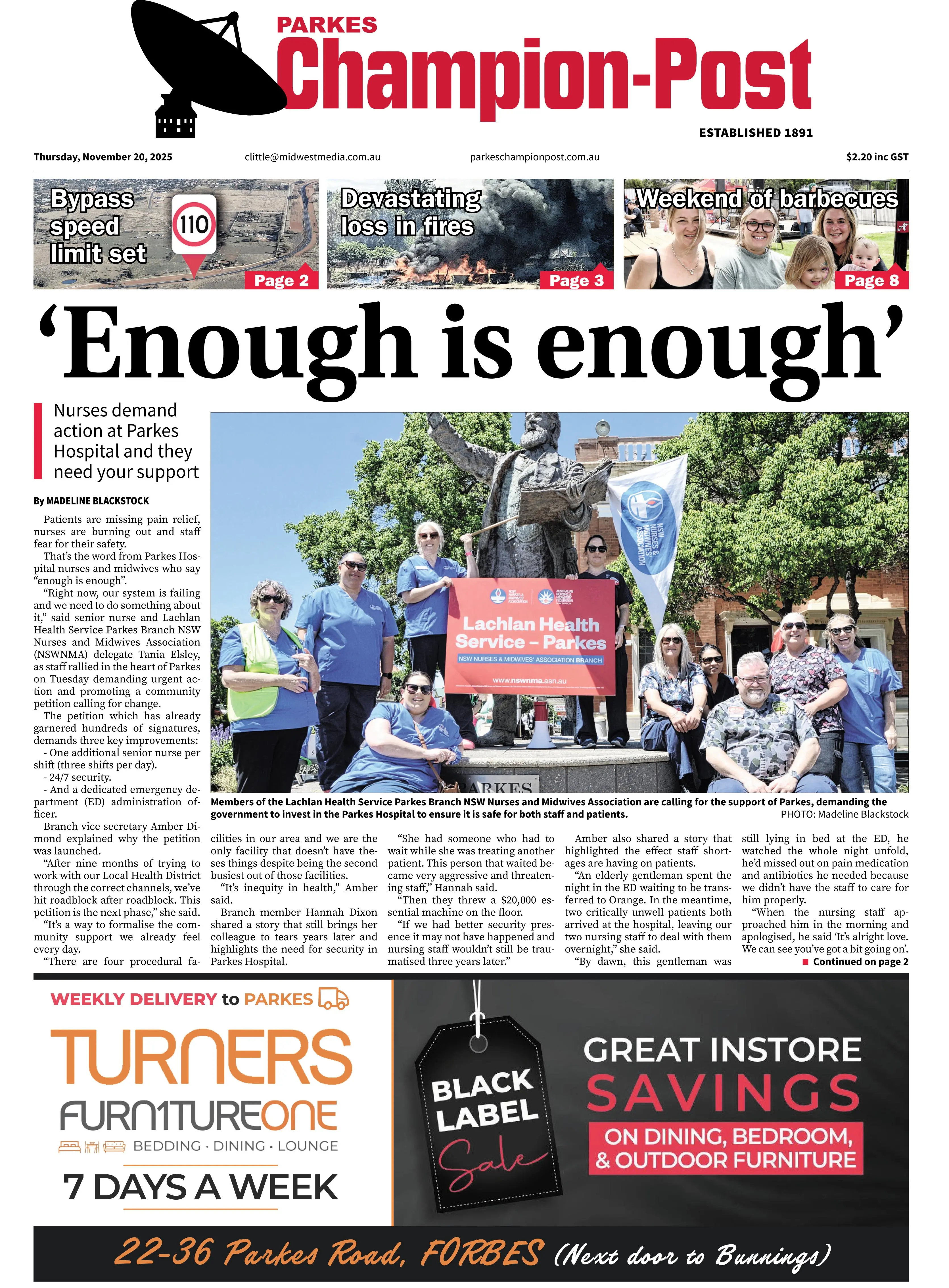 Parkes Champion-Post, Thursday, November 20, 2025