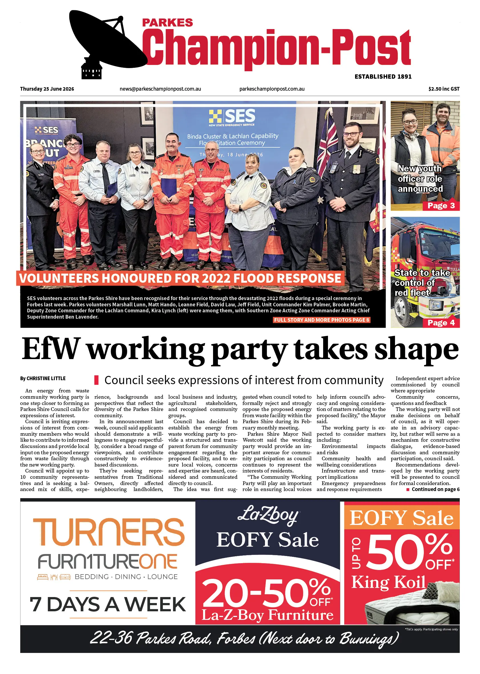 Parkes Champion-Post, Thursday 25 June 2026