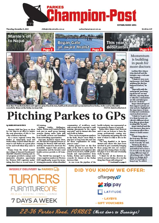 Parkes Champion-Post, Thursday, November 6, 2025