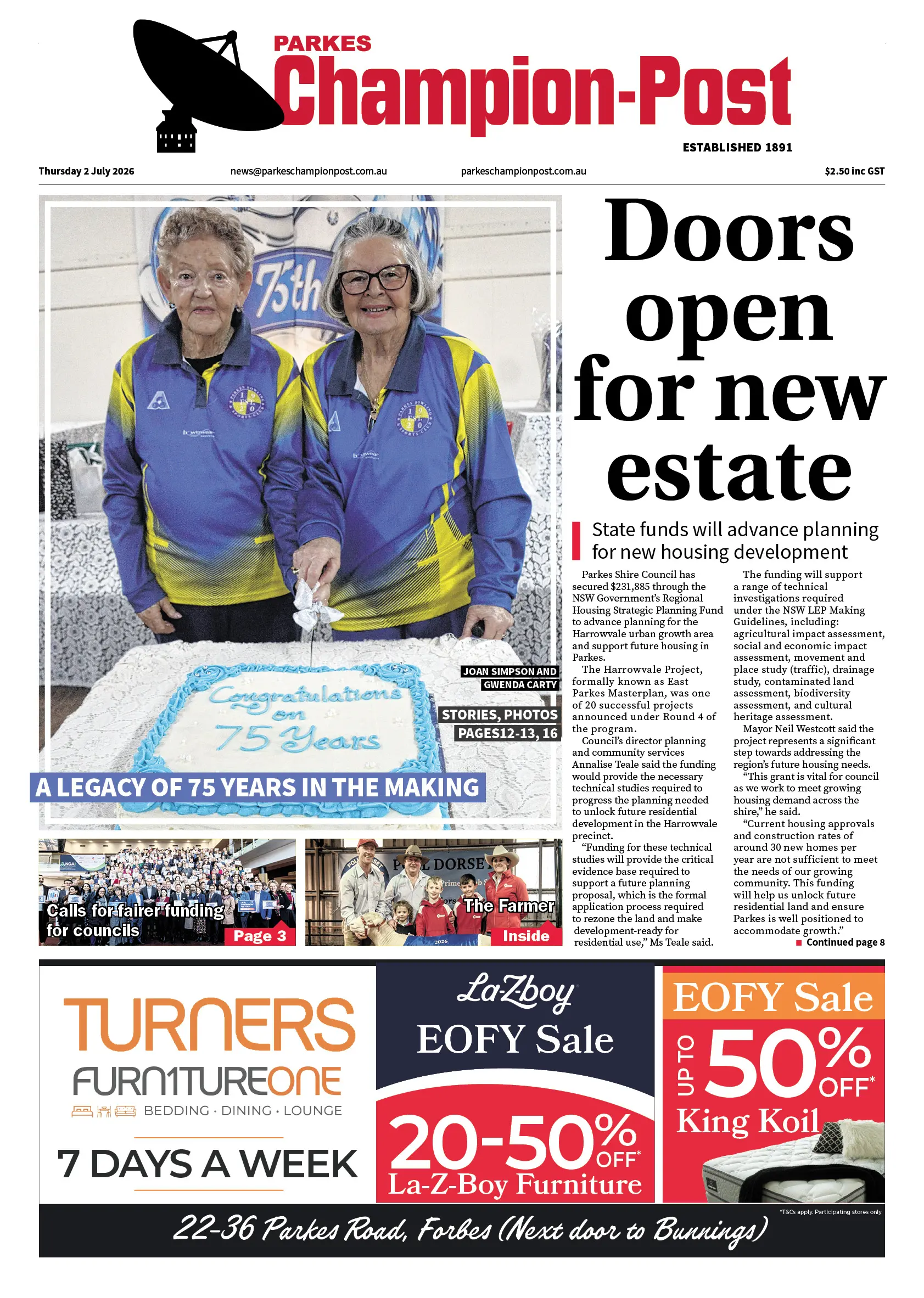 Parkes Champion-Post, Thursday 2 July 2026